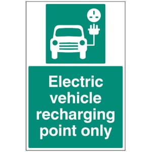 Electric Vehicle - Recharging Point Only Electric Vehicle - Recharging Point Only