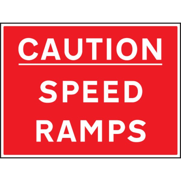 Caution - Speed Ramps Caution - Speed Ramps
