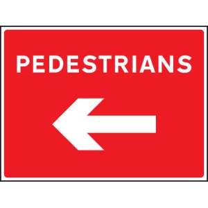 Pedestrians - Arrow Left Pedestrians - Arrow Left