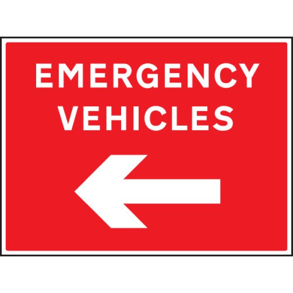 Emergency Vehicles - Arrow Left Emergency Vehicles - Arrow Left