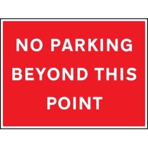 No Parking Beyond this Point No Parking Beyond this Point