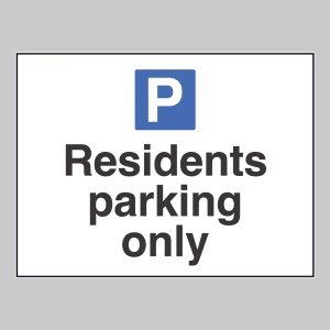 Residents Parking Only Residents Parking Only