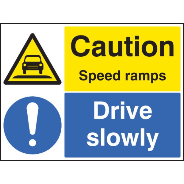 Caution - Speed Ramps - Drive Slowly Caution - Speed Ramps - Drive Slowly