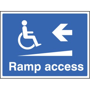 Ramp Access - Arrow Left Ramp Access - Arrow Left