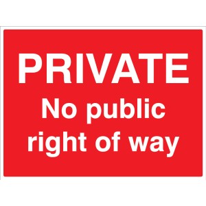 Private - No Public Right of Way Private - No Public Right of Way