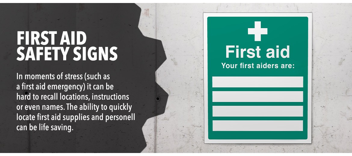 First Aid Safety Signs